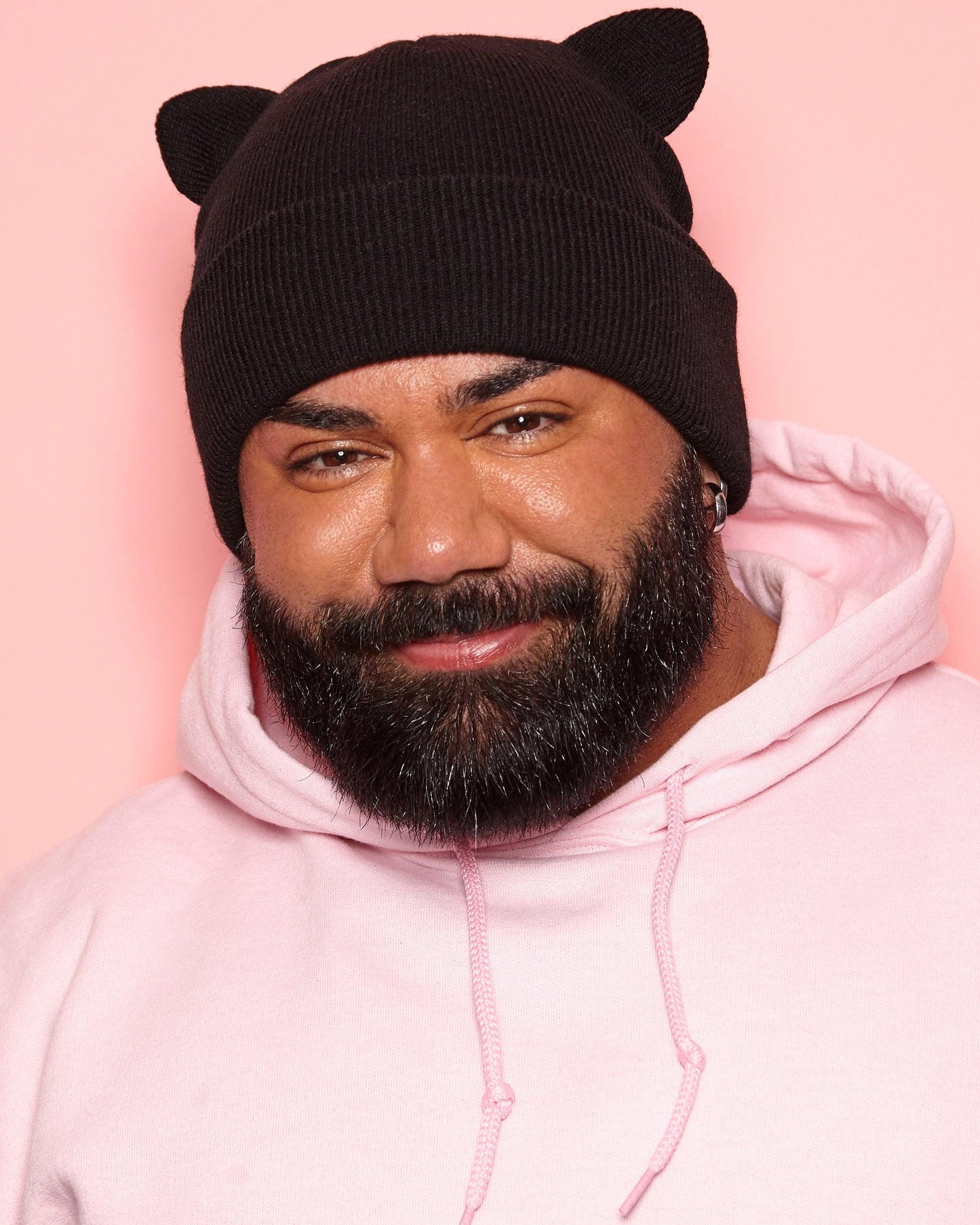 OMG im a super cute ears beanie - Black | One size fits all.