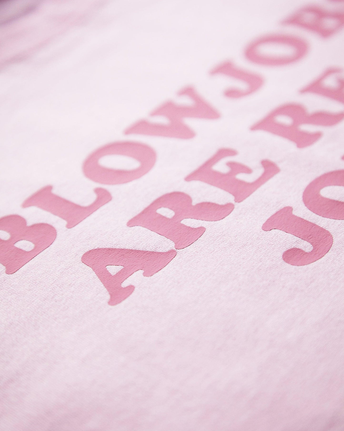REAL JOBS, pink on pink - crop top