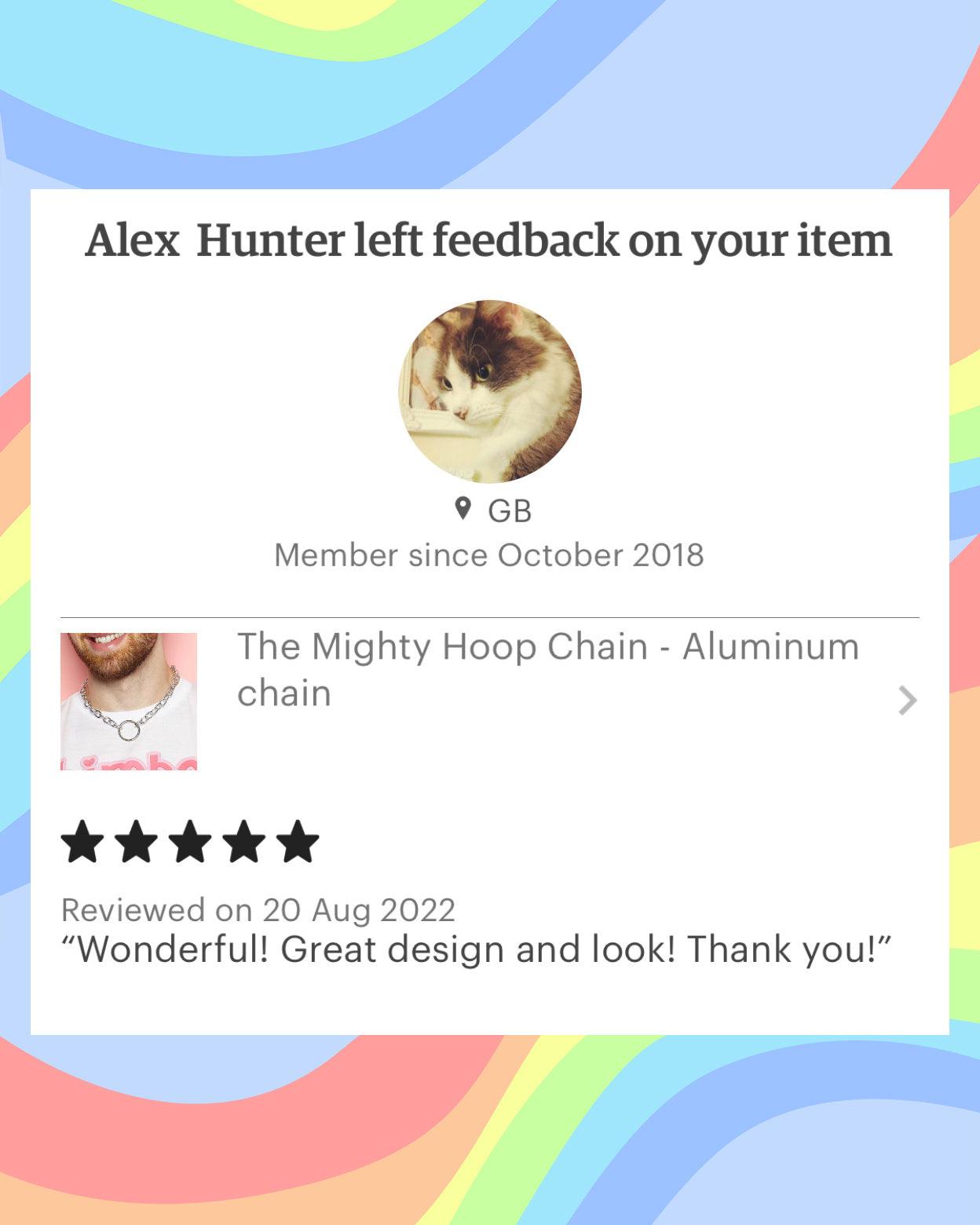 The might hoop chain - aluminum