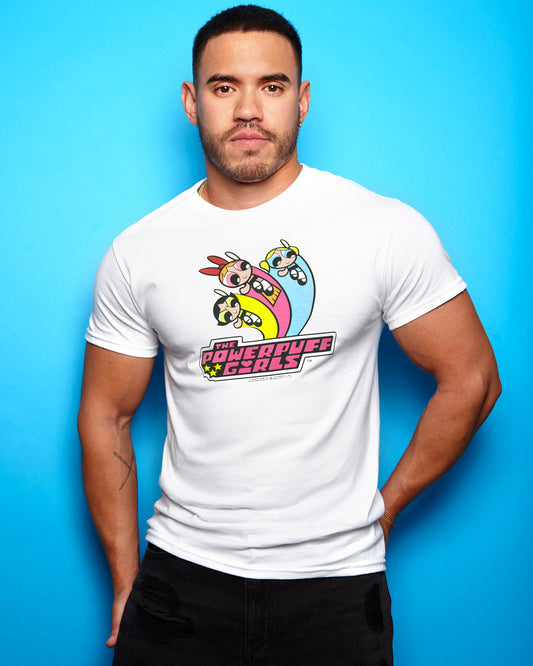 Official Powerpuff Girls sleeveless tshirt- white