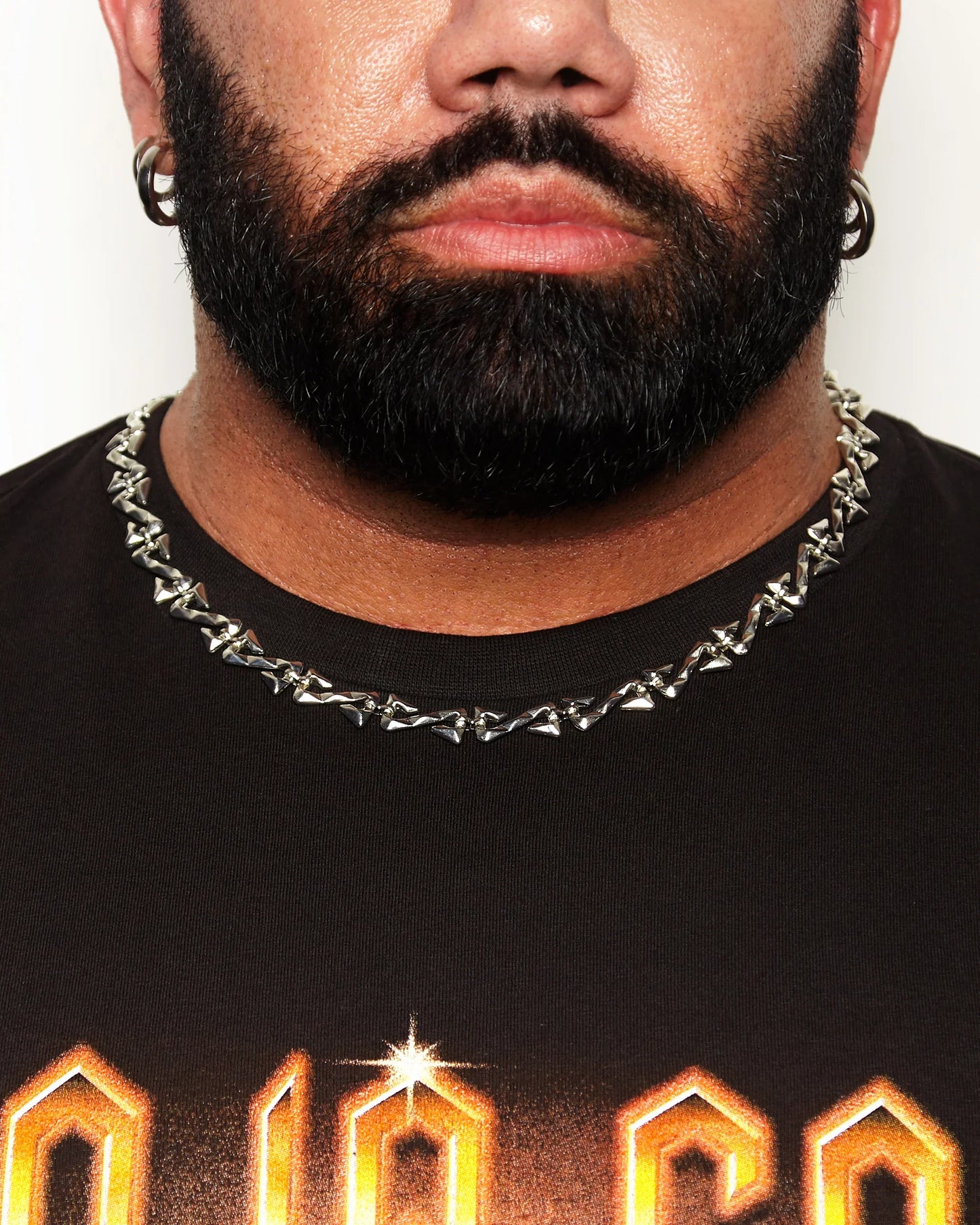 Mosaic stainless steel - Necklace