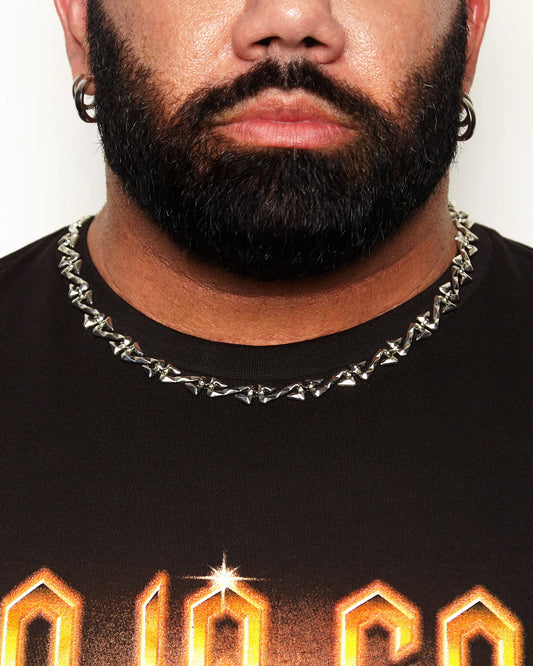 Mosaic stainless steel - Necklace