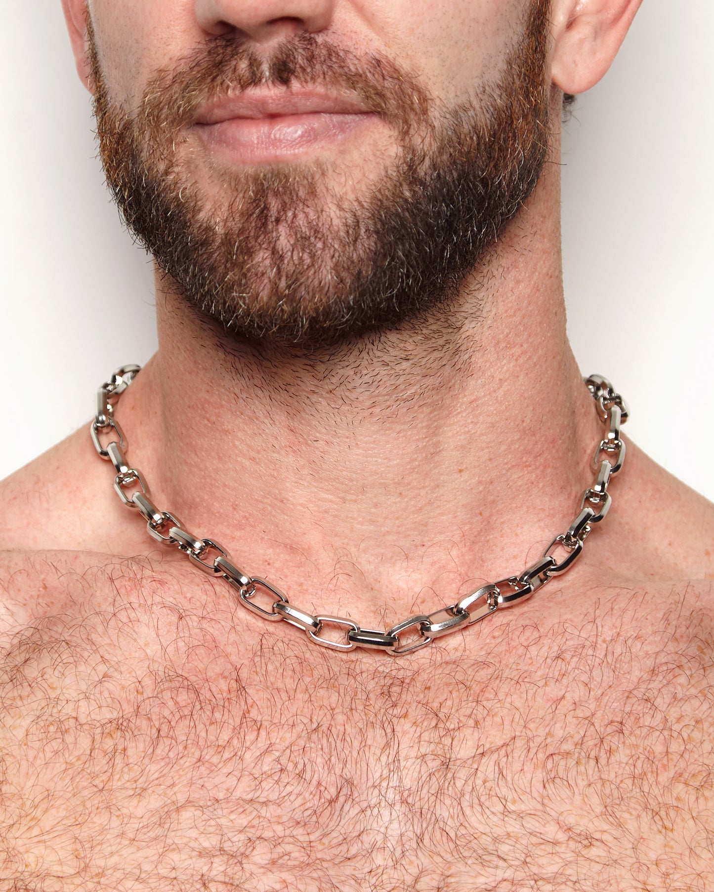 Chunky chain, stainless steel - Necklace