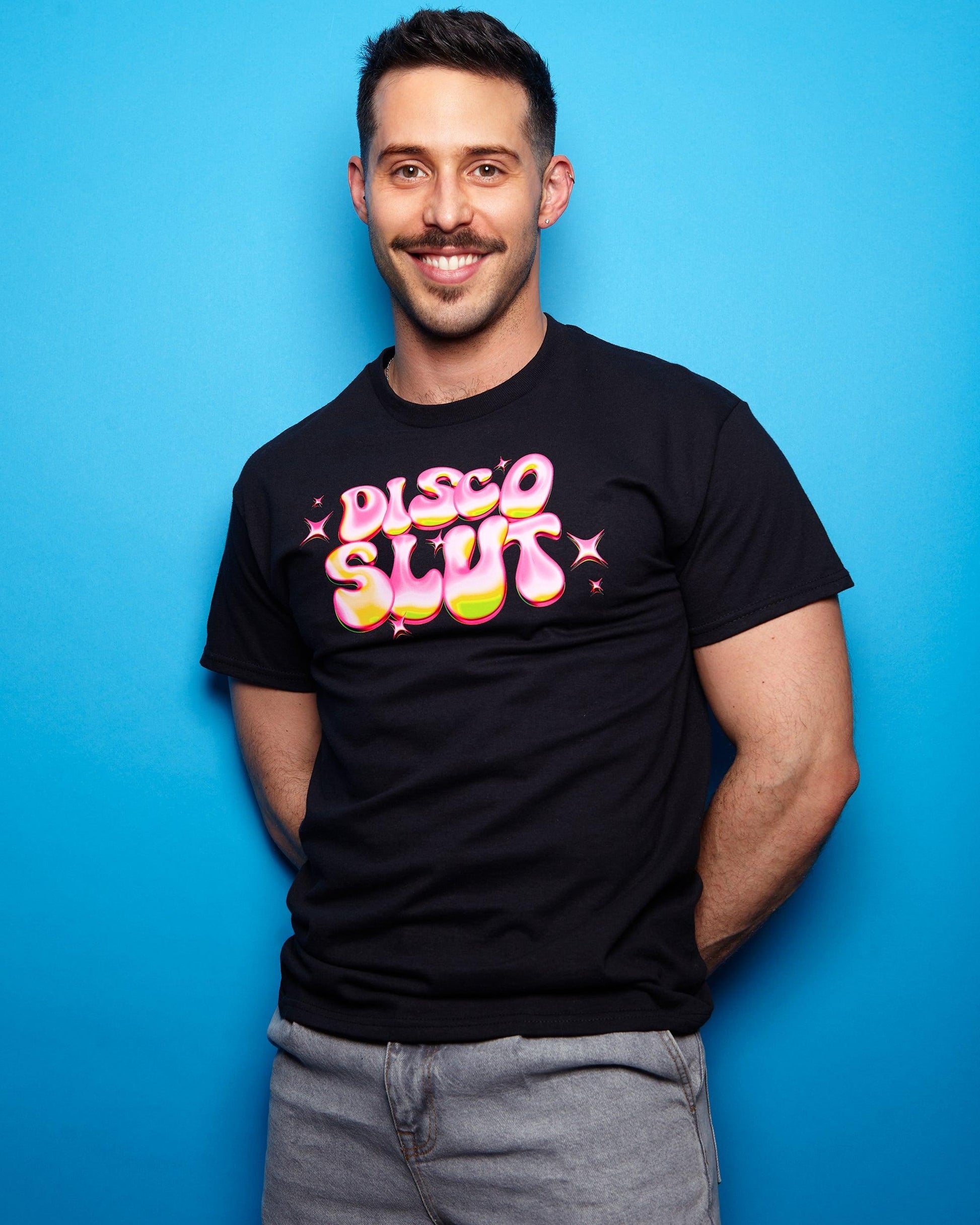 Disco slut - mens tshirt - HOMOLONDON