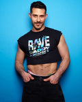 Rave Daddy, Hologram - men's crop top - HOMOLONDON