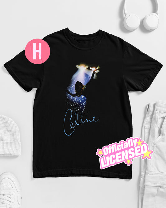 Official Celine Dion "Spotlight' Unisex T-Shirt - black