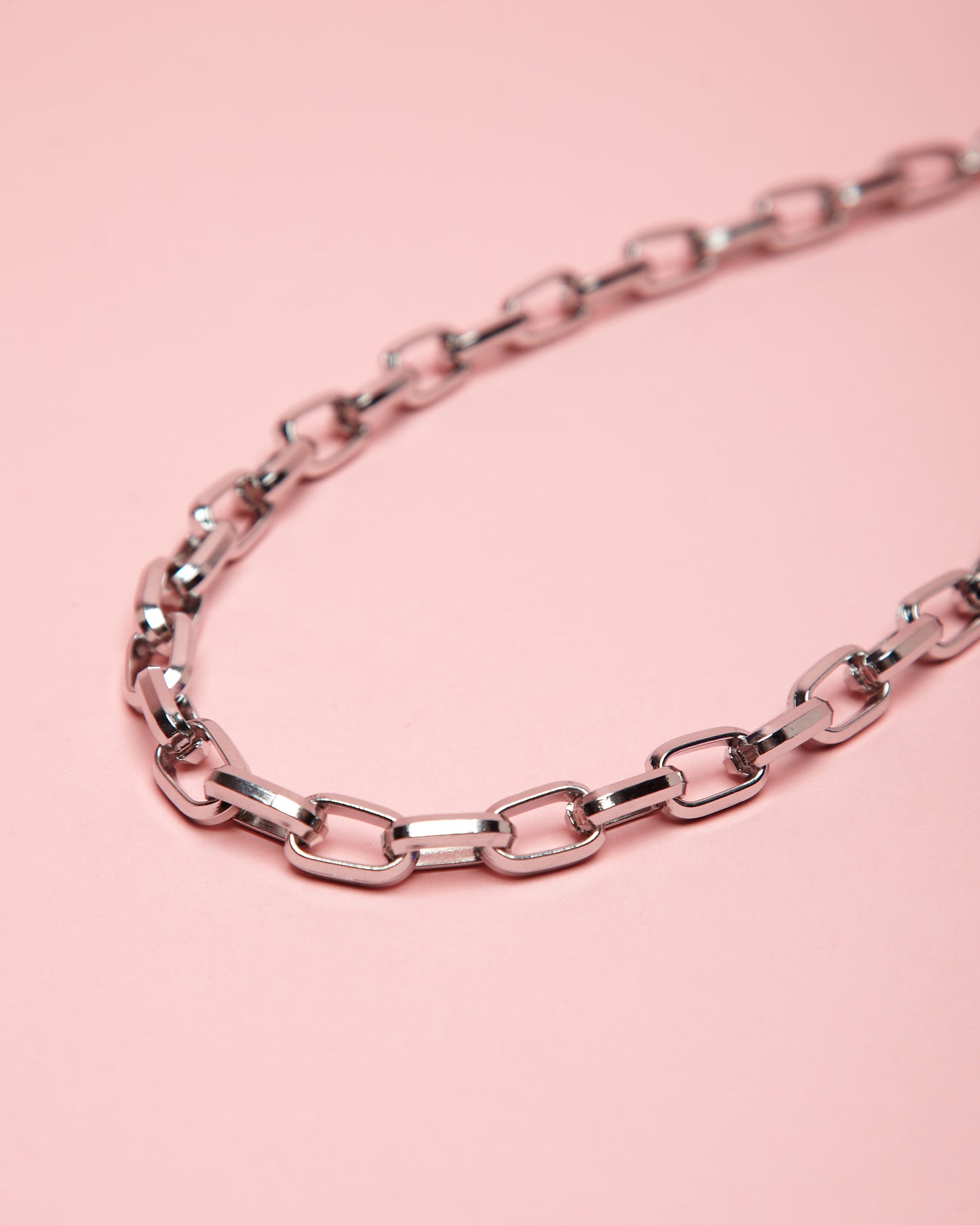 Chunky chain, stainless steel - Necklace