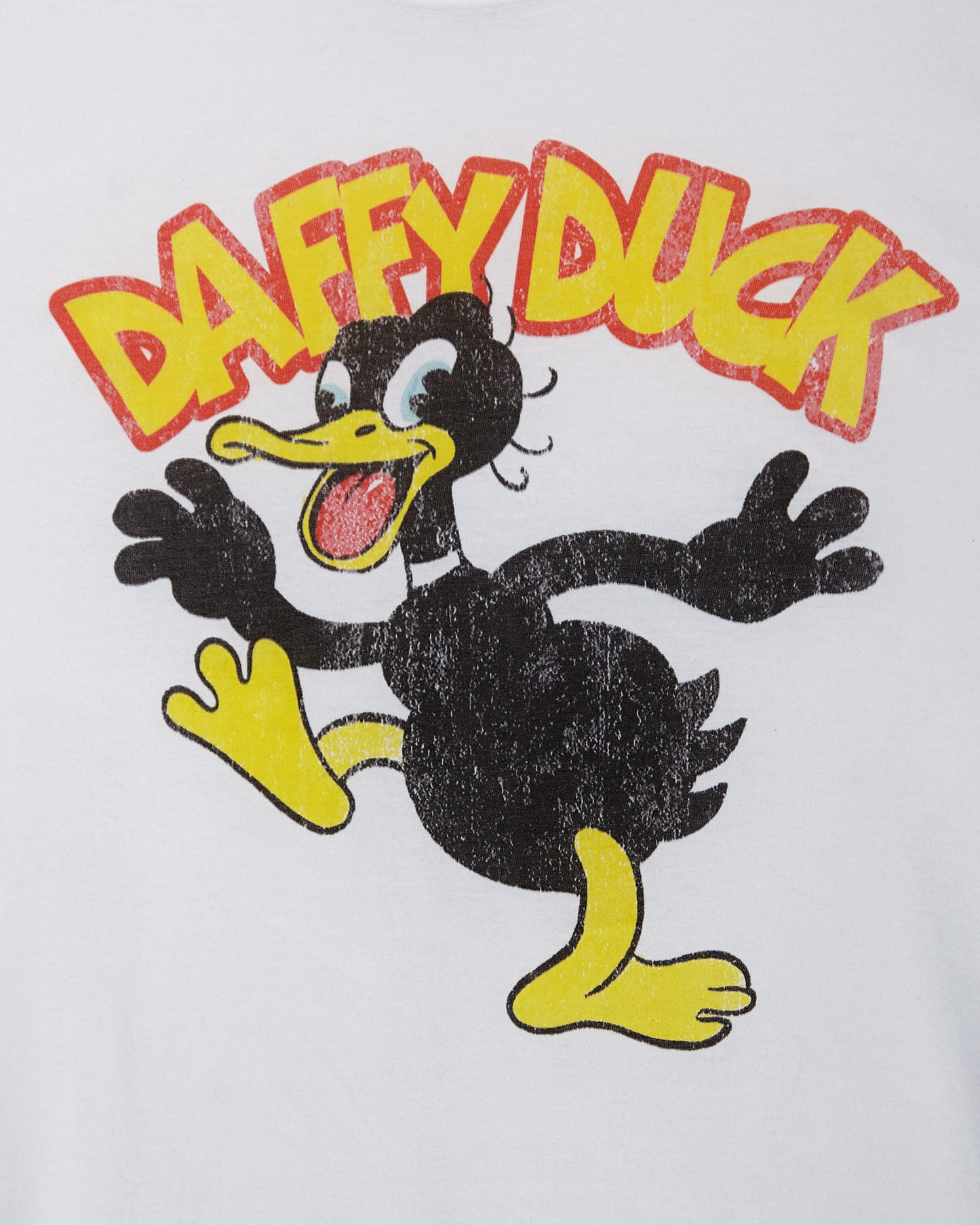 Official Looney Tunes: Daffy Duck unisex T-Shirt - white