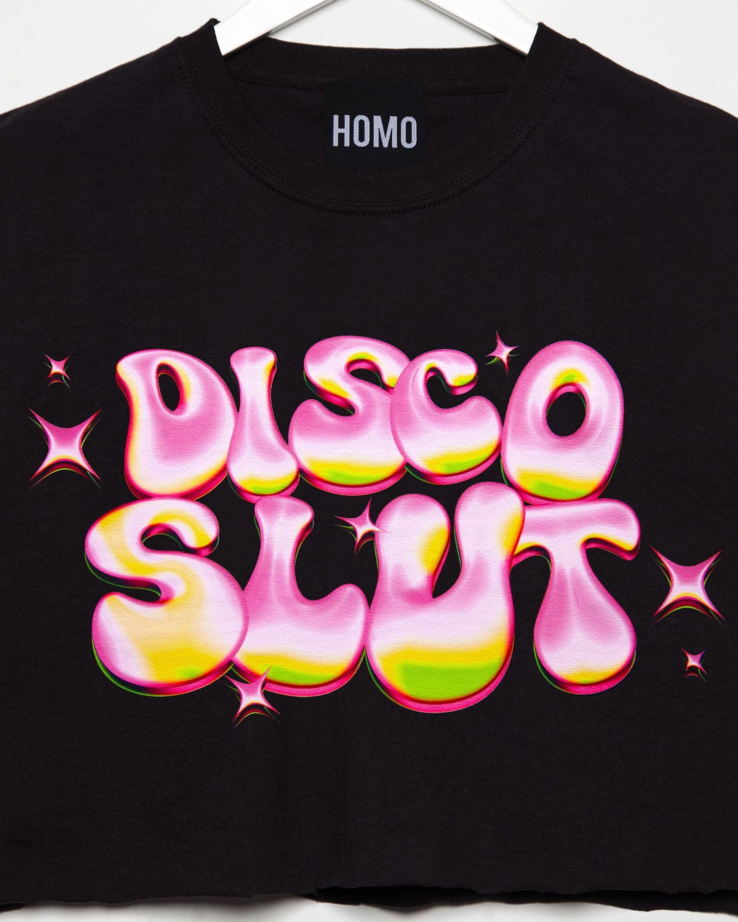 Disco slut - men's crop top - HOMOLONDON