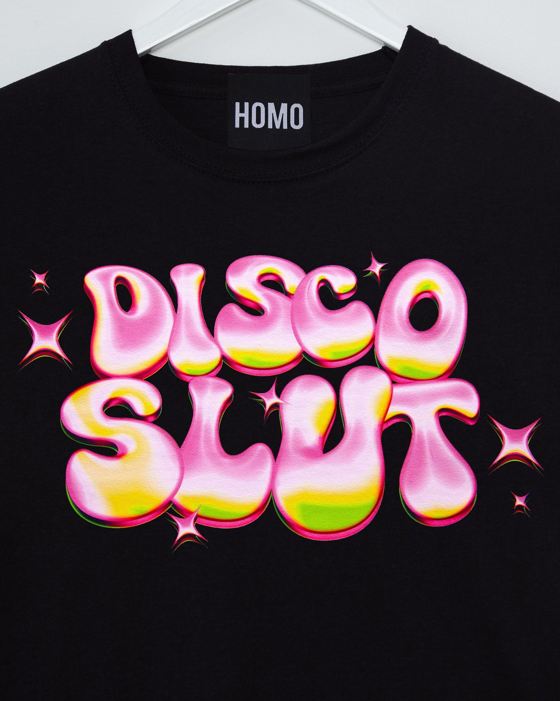 Disco slut - mens tshirt - HOMOLONDON
