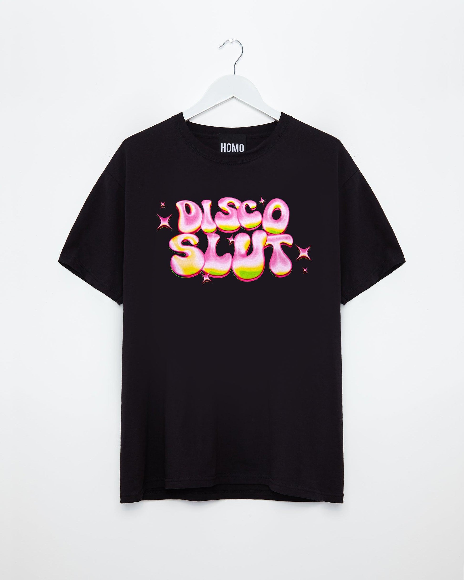 Disco slut - mens tshirt - HOMOLONDON