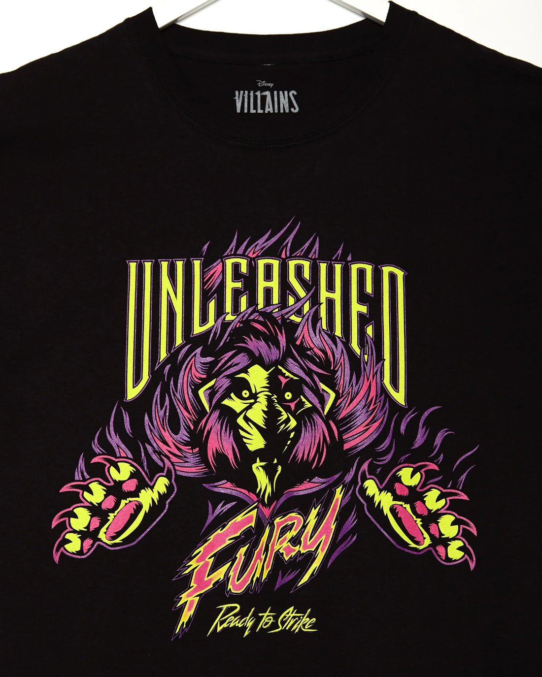 DISNEY VILLAINS: Scar black - low cut cropped tshirt