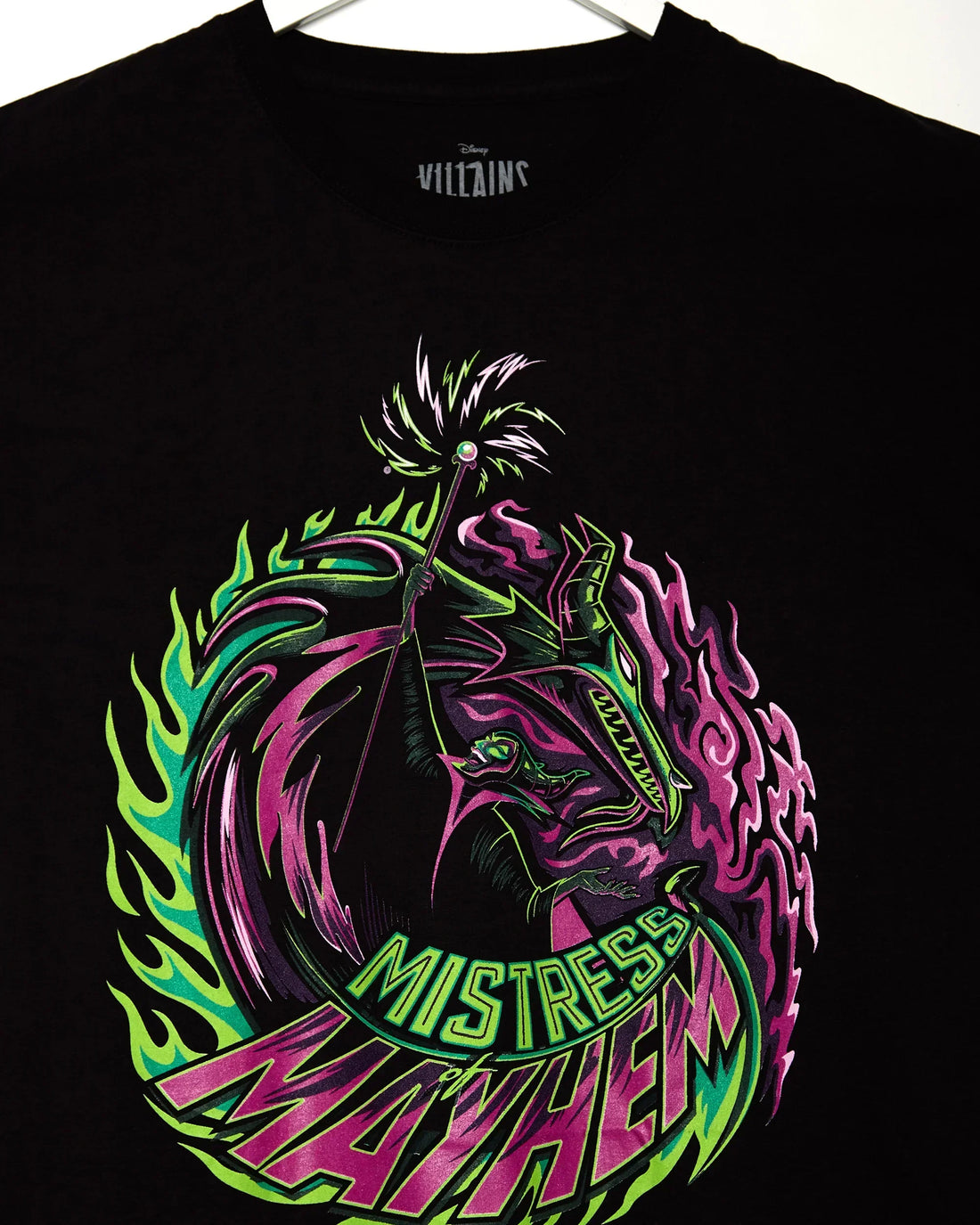 DISNEY VILLAINS: Maleficent black - tshirt