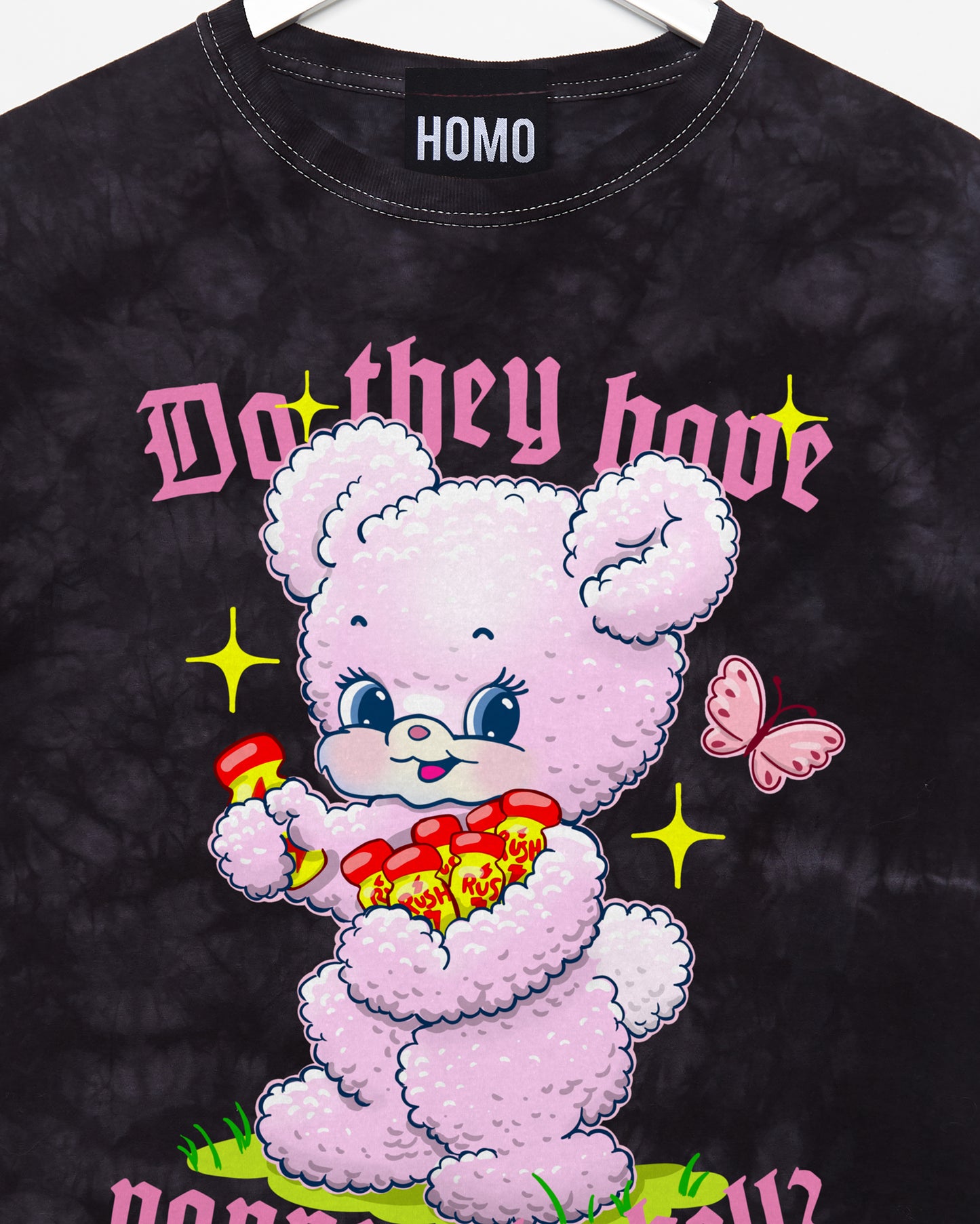 Do they have p*ppers in hell? on black - tie dye tshirt