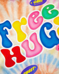 Free Hugs - tie dye light weight crop - HOMOLONDON