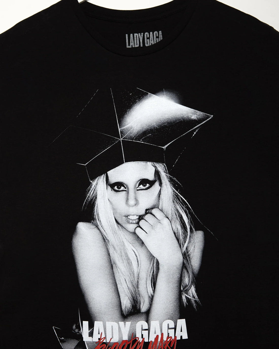 Official Lady Gaga "BLODDY MARY" low cut cropped tee