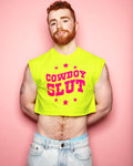 Fluorescent cowboy slut - fluorescent yellow crop - HOMOLONDON