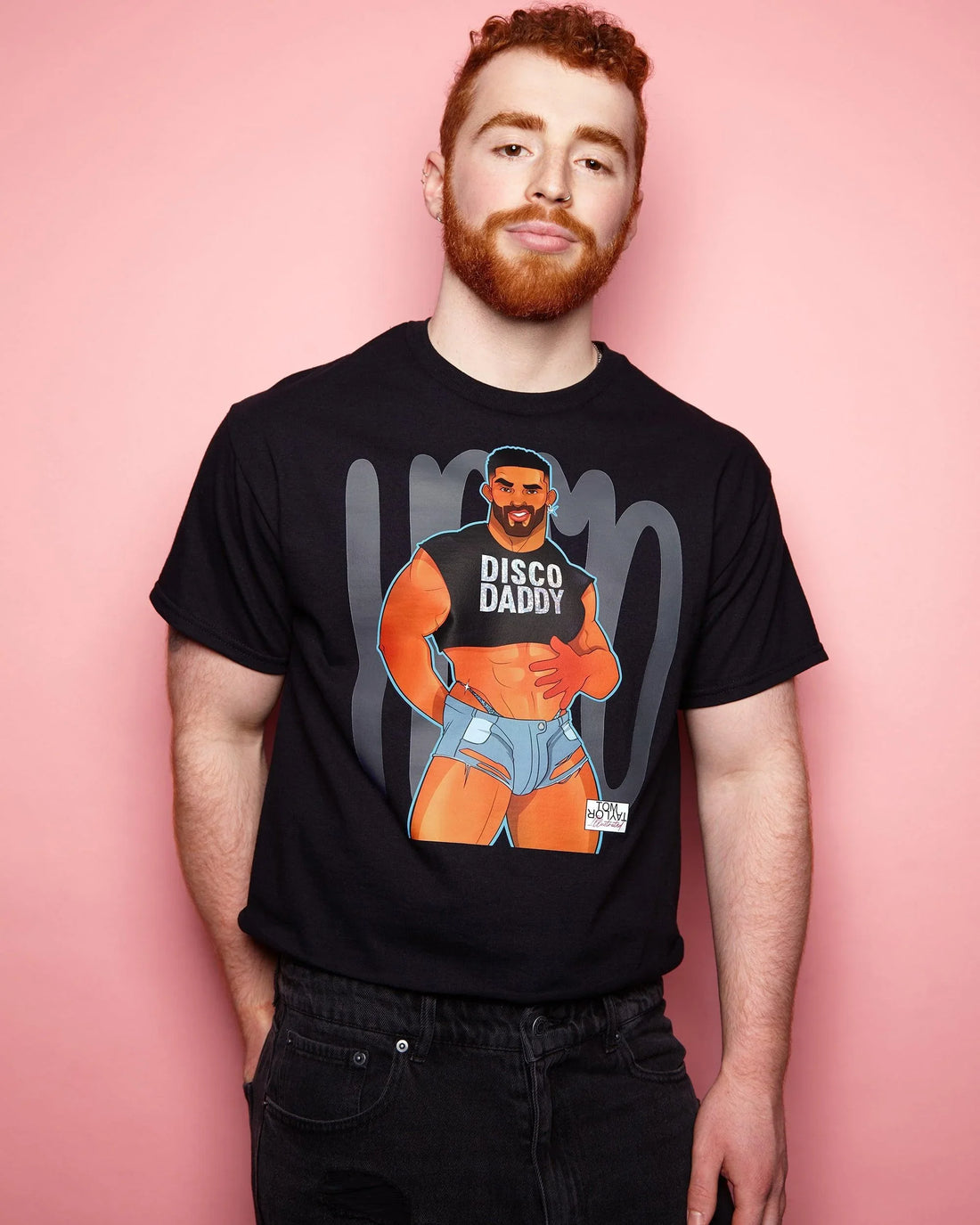 Trent the disco daddy - tshirt crop /crop top - HOMOLONDON