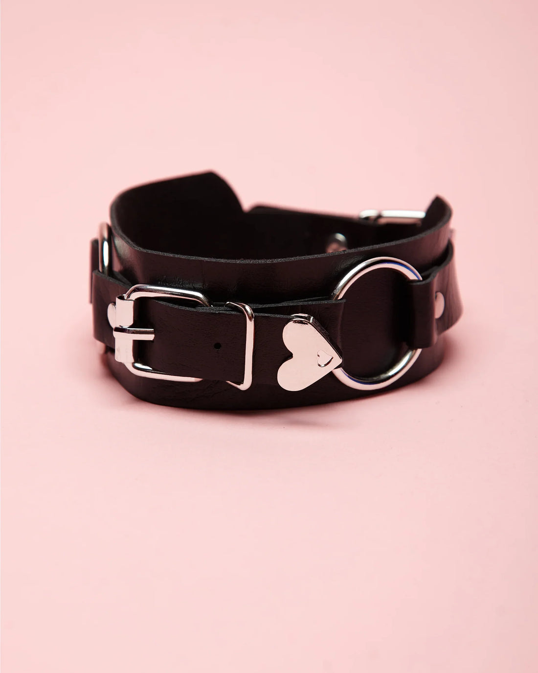 Black love heart, anime inspired bicep band