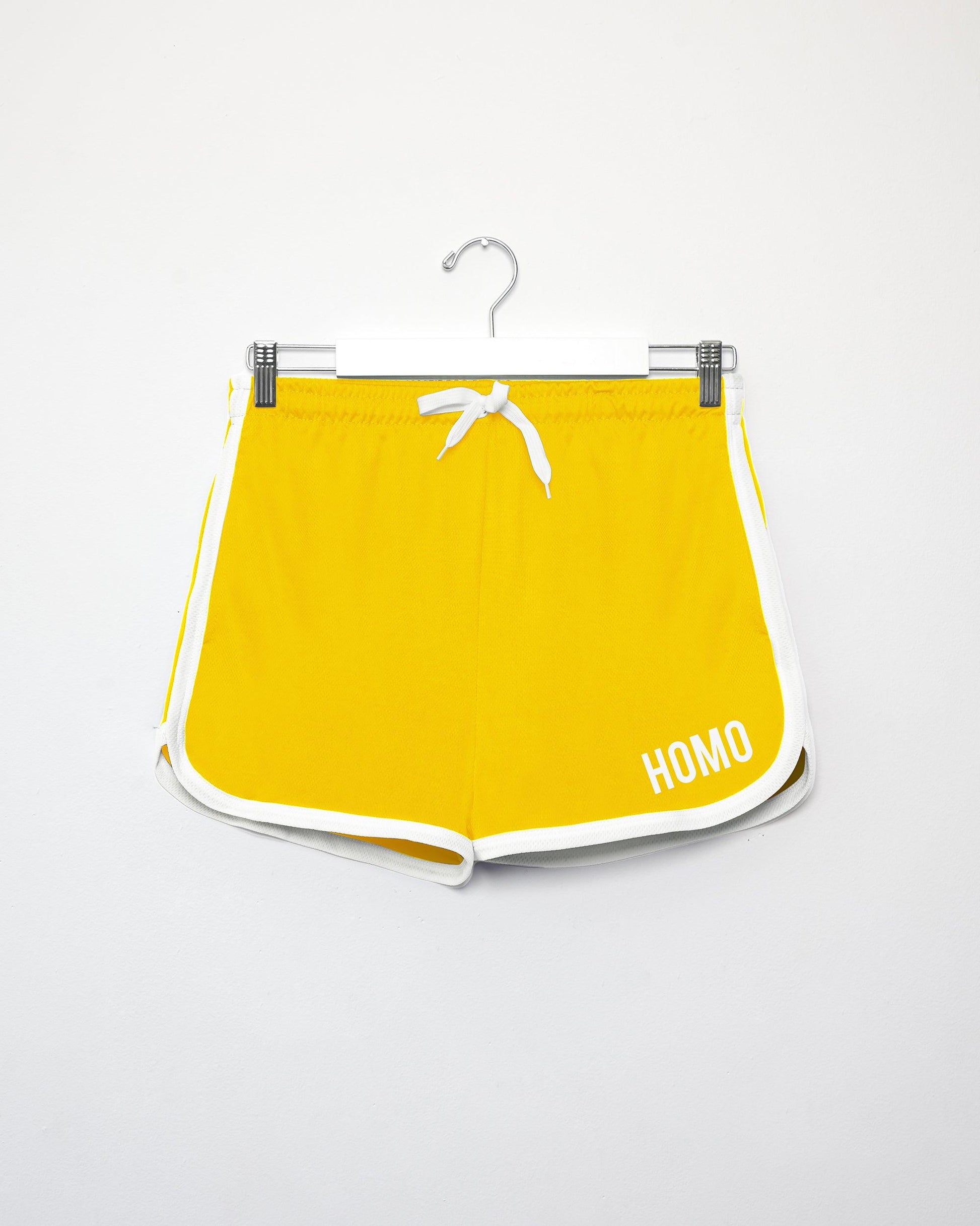 HOMO Short Shorts - yellow/white - HOMOLONDON