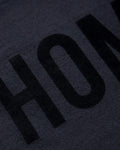 HOMO flock print black - crop top - HOMOLONDON