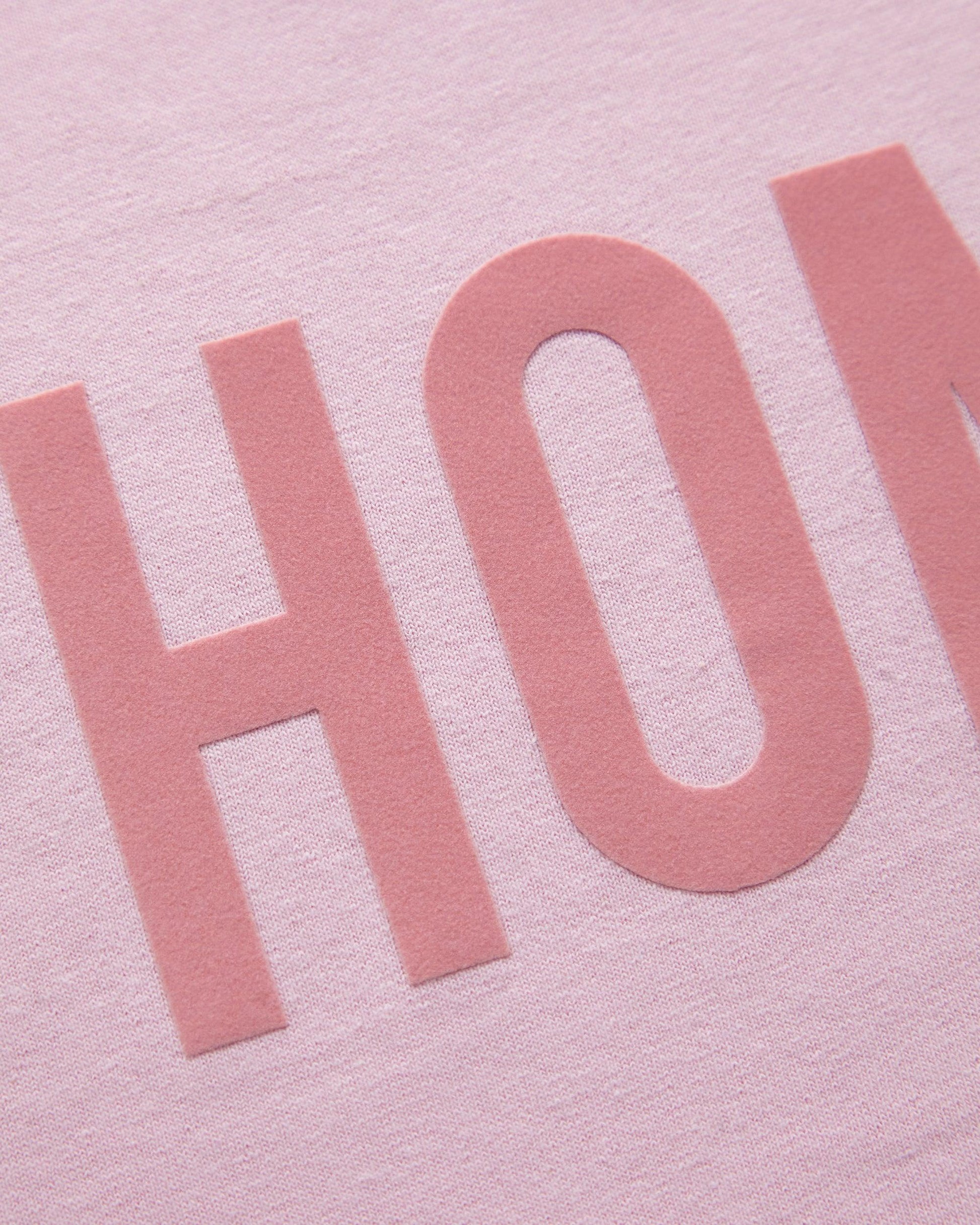 HOMO flock print pink - crop top - HOMOLONDON