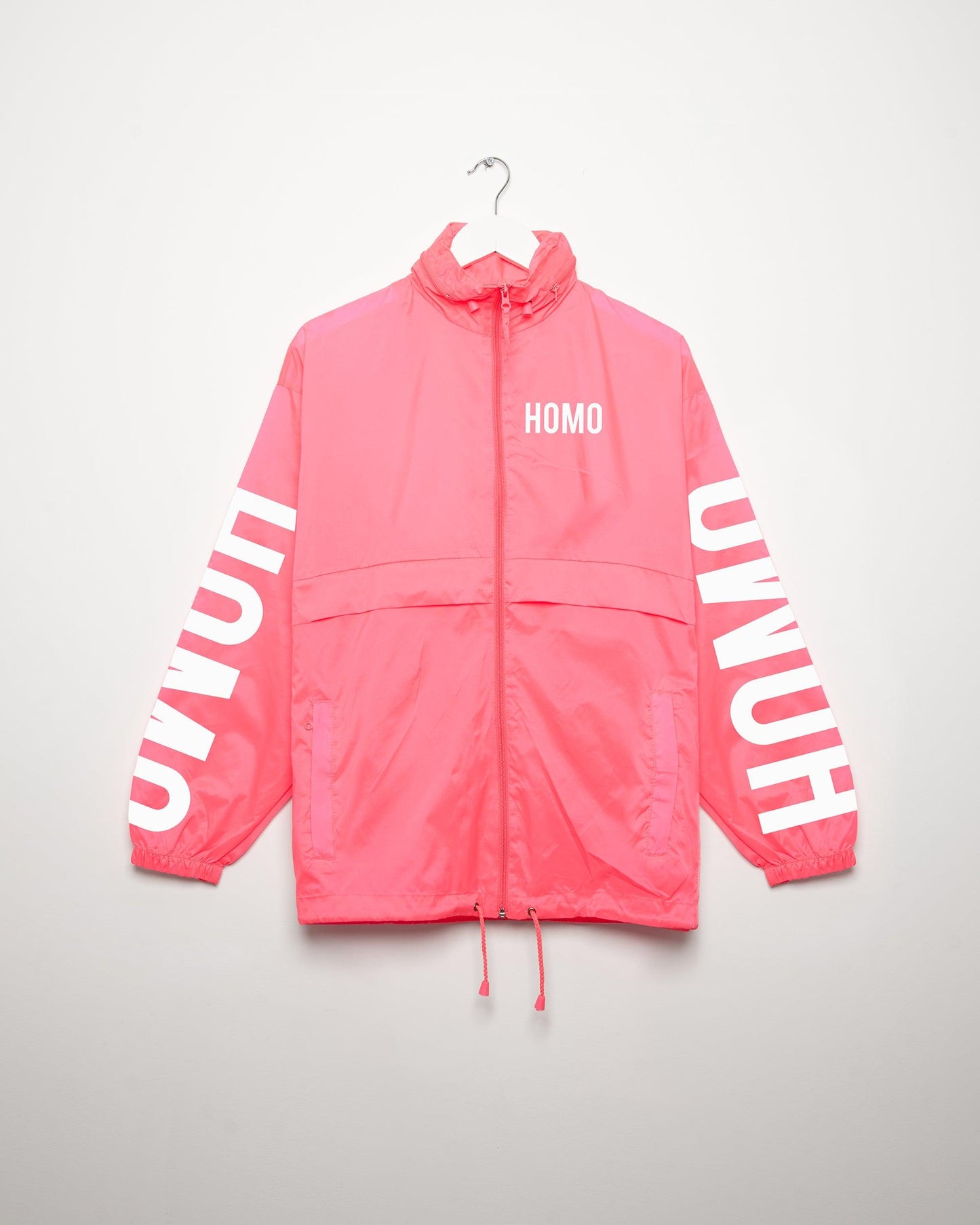 HOMO fluorescent pink - windbreaker jacket