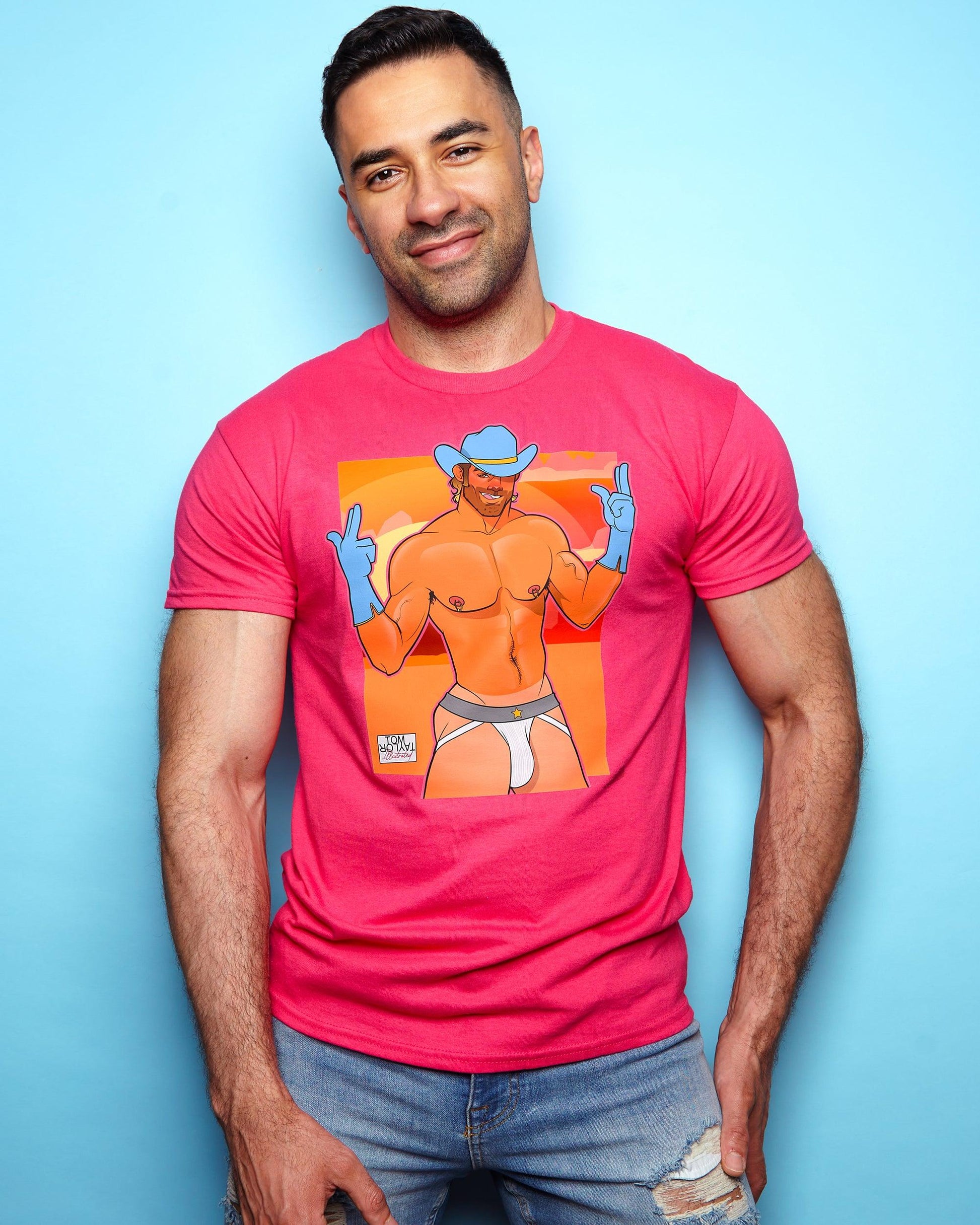 The Dylan - fuchsia tshirt - HOMOLONDON