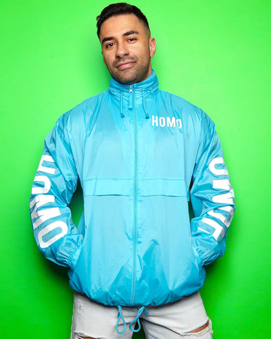 HOMO Atoll Blue- windbreaker jacket - HOMOLONDON