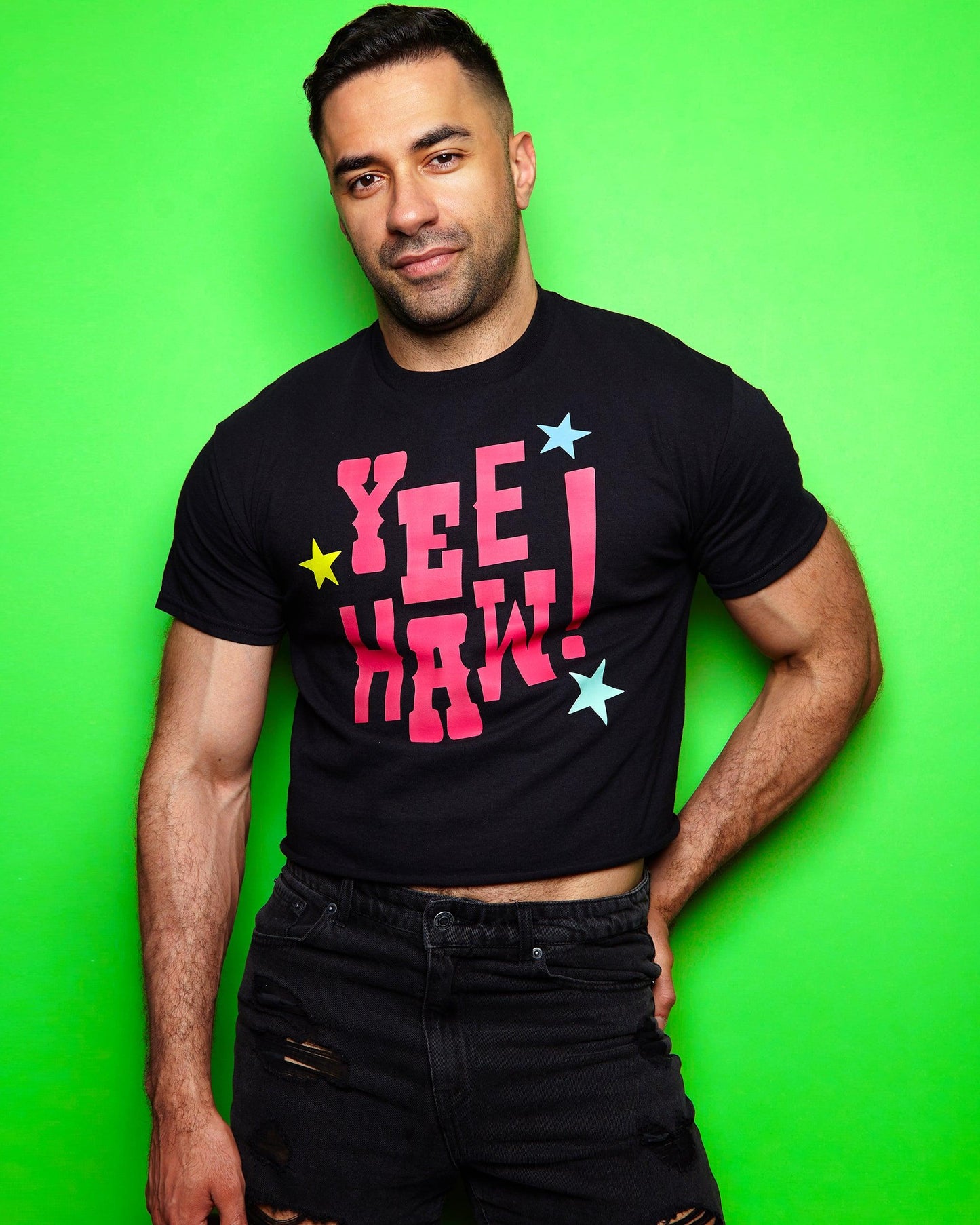 YEE HAW! -  tshirt crop /crop top