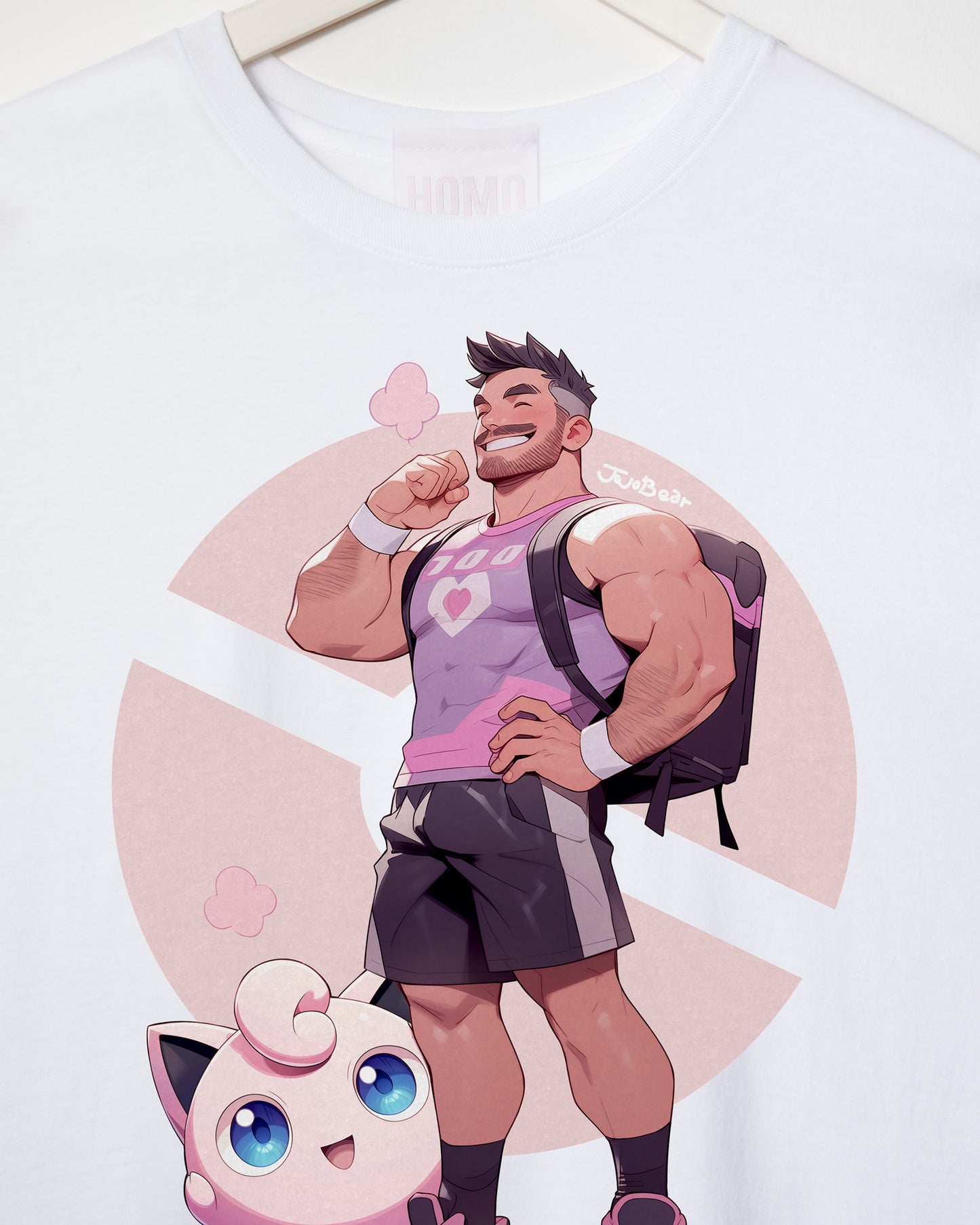 Jojo Bear: Trainer Stephen on white - tshirt