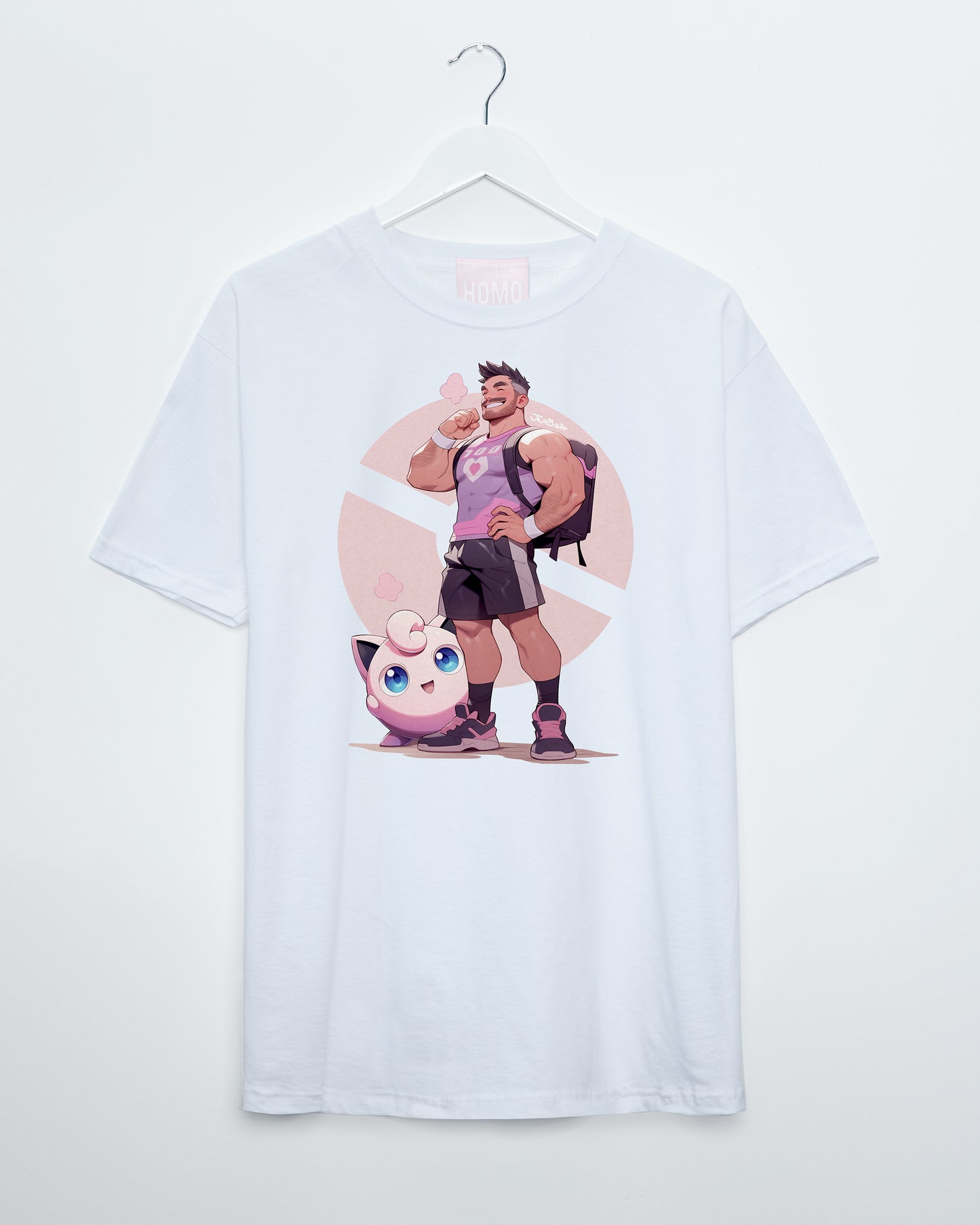 Jojo Bear: Trainer Stephen on white - tshirt