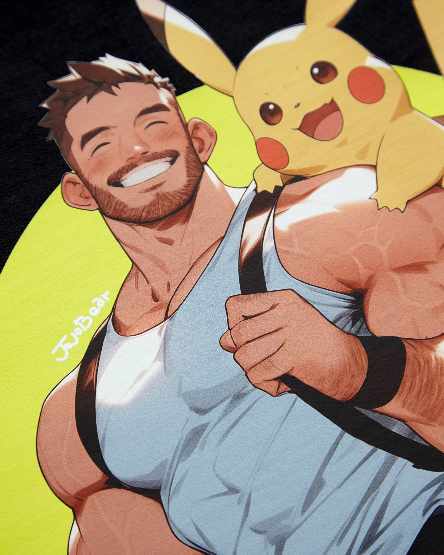 Jojo Bear: Trainer James on black - tshirt