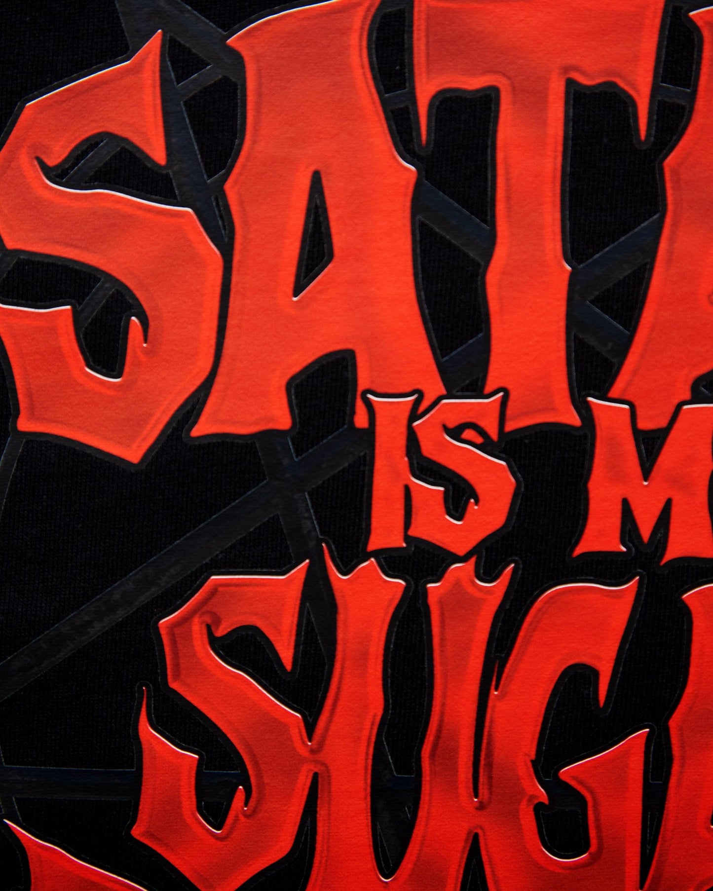 Satan is my sugar daddy on black long sleeve tee