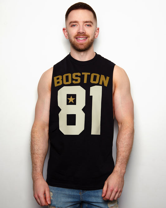 BOSTON 81, sideless tee - black