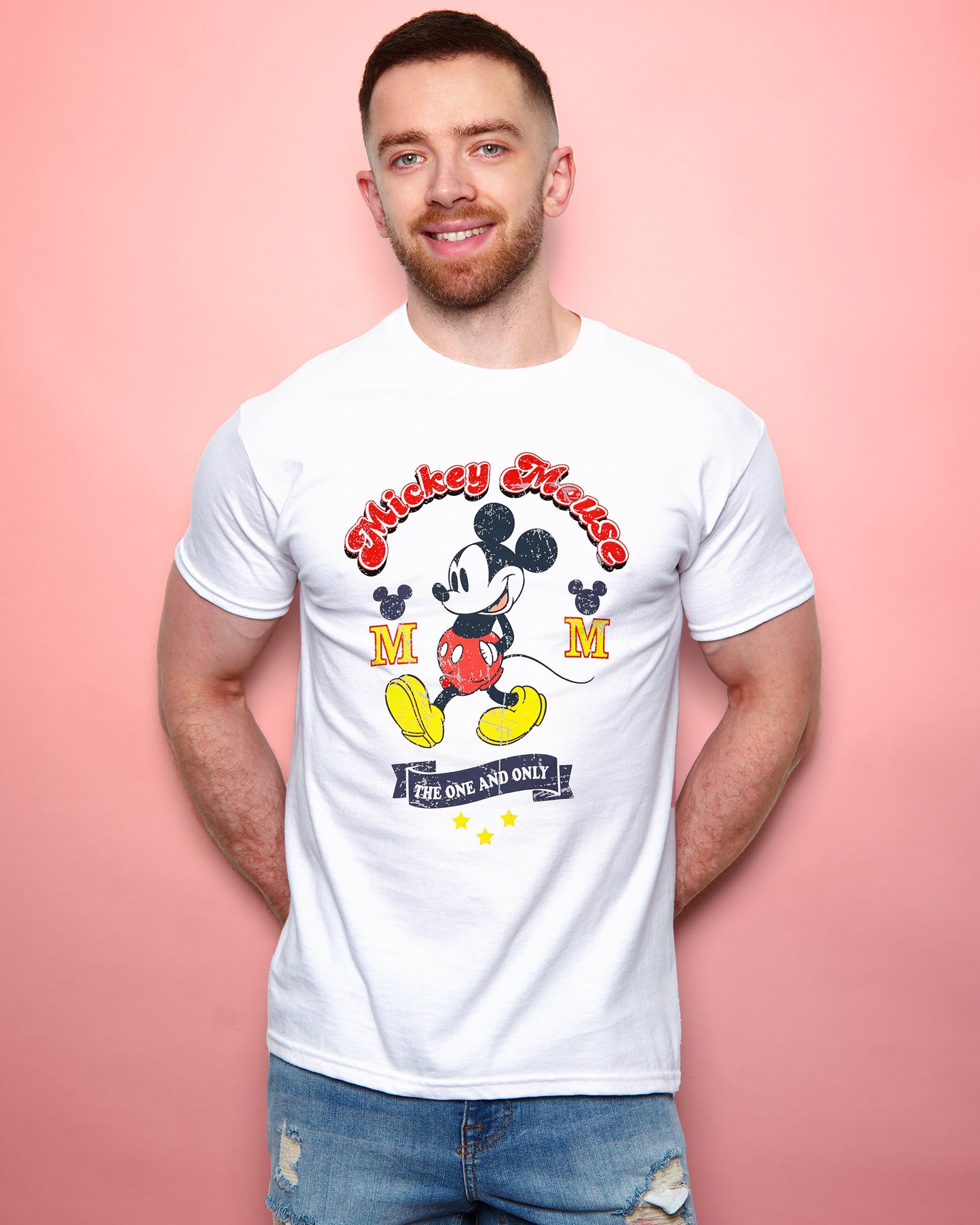 Disney Unisex T-Shirt: Mickey Mouse One & Only Unisex T-Shirt - white