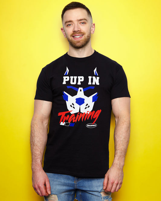 PUP Collection: Pup in training, tee - blue/black