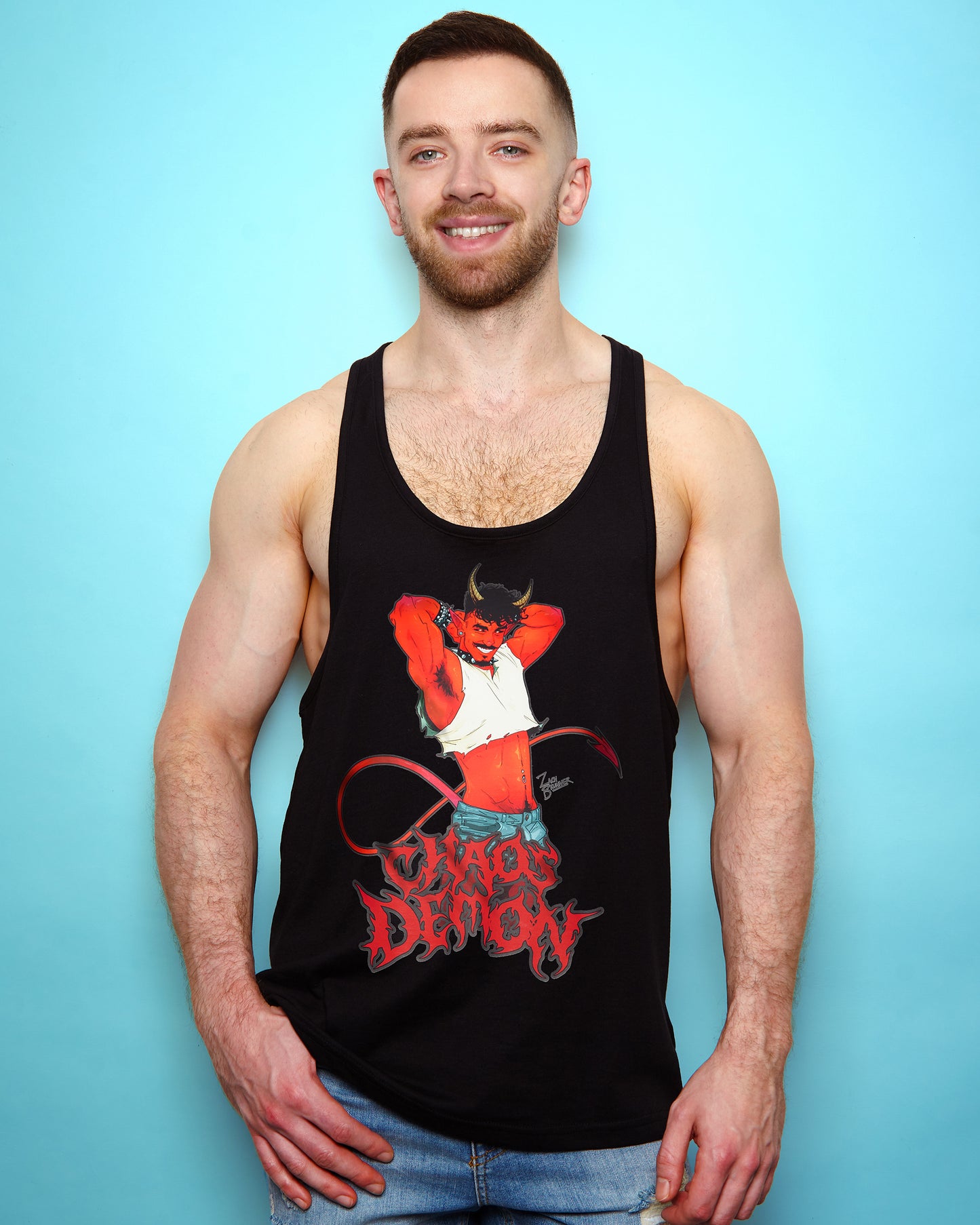 Demon core: Chaos demon vest - black