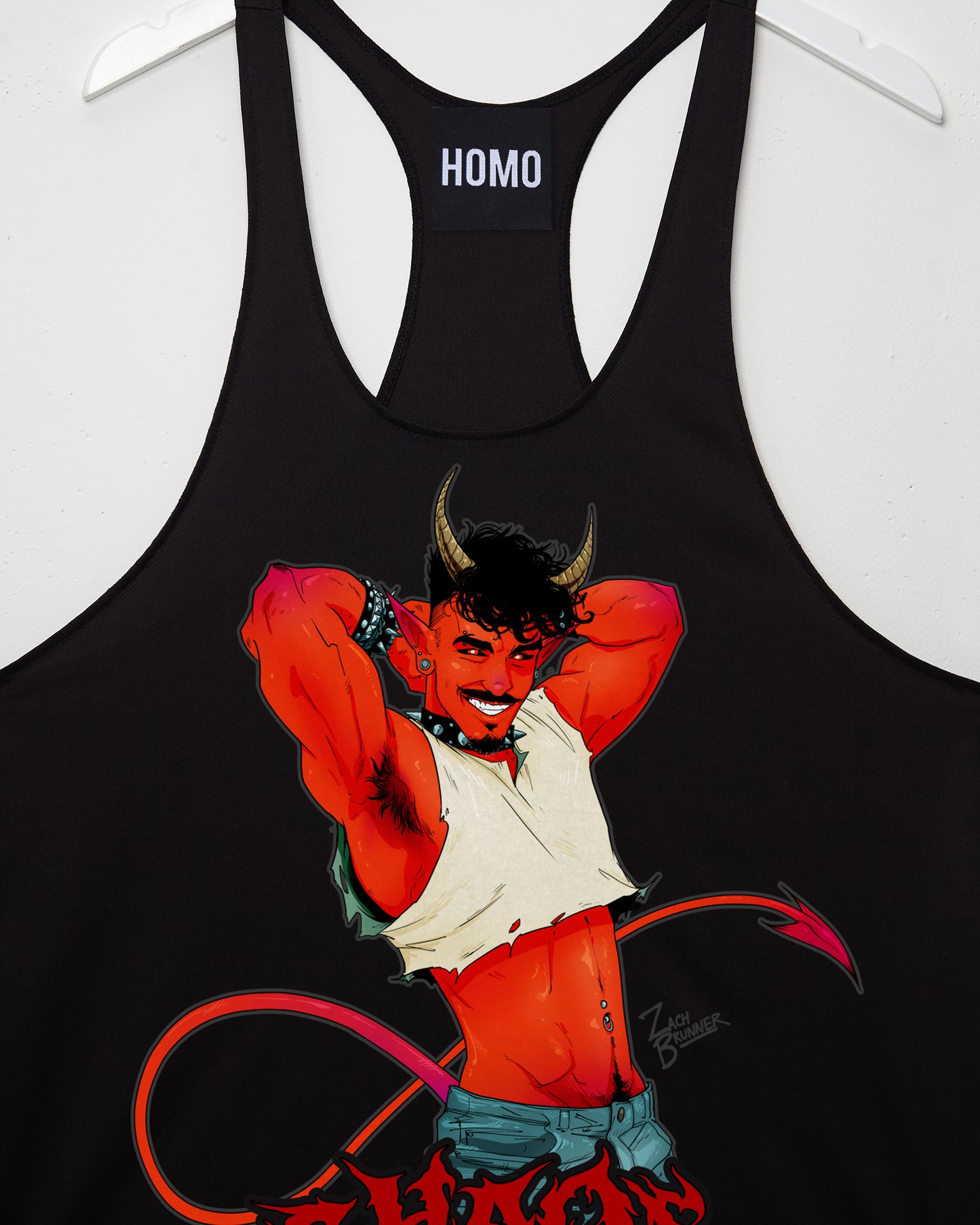 Demon core: Chaos demon vest - black