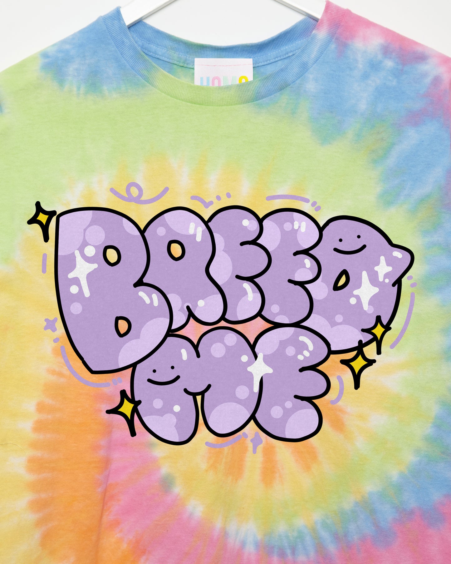 Gaymer: Breed me on tie-dye - low cut cropped tee