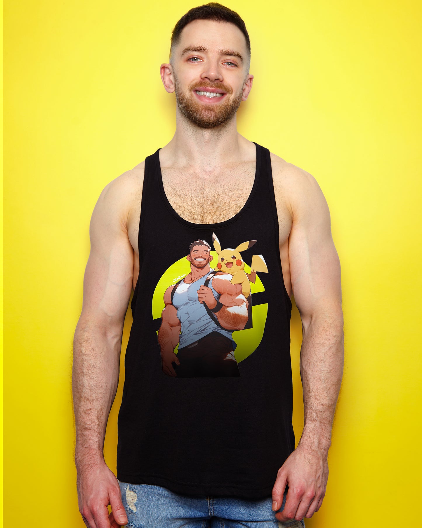 Jojo Bear: Trainer James on black - tank top