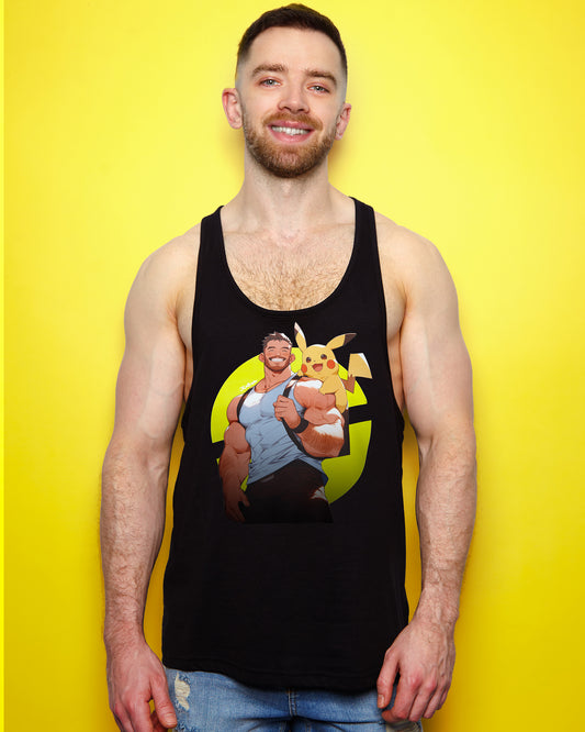 Jojo Bear: Trainer James on black - tank top