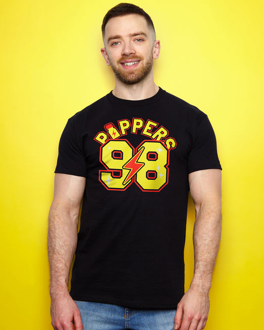 P*ppers 98 sports jersey style tee - black
