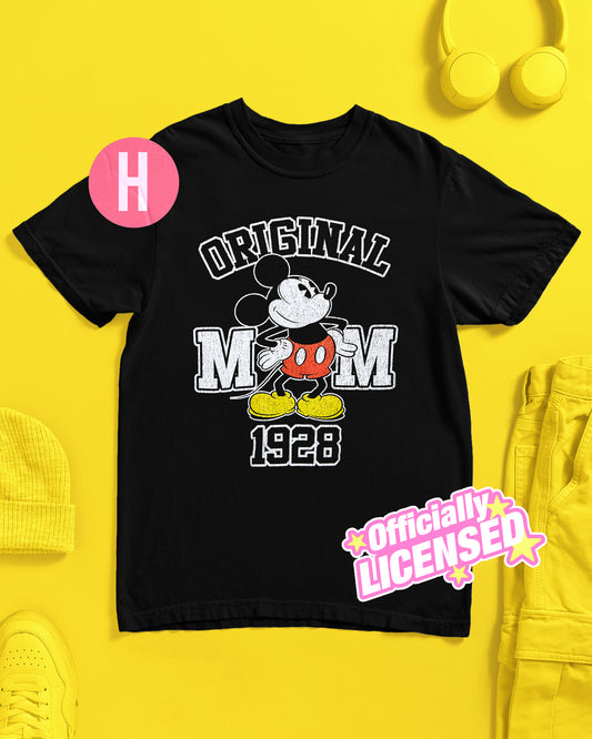 Disney Unisex T-Shirt: Mickey Mouse Original Unisex T-Shirt - Black