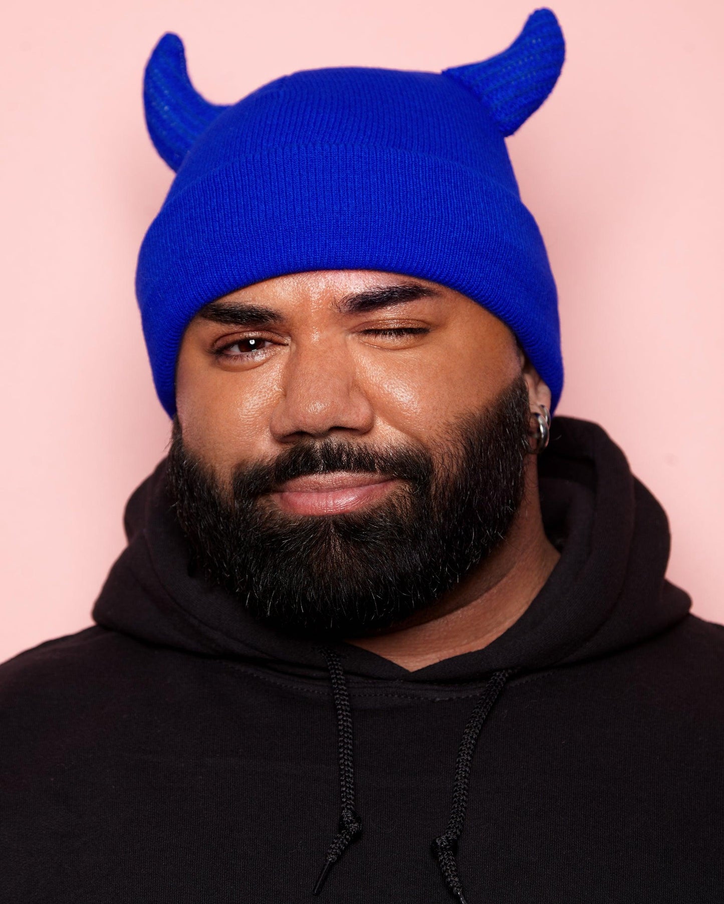Devilish beanie - blue | One size fits all.