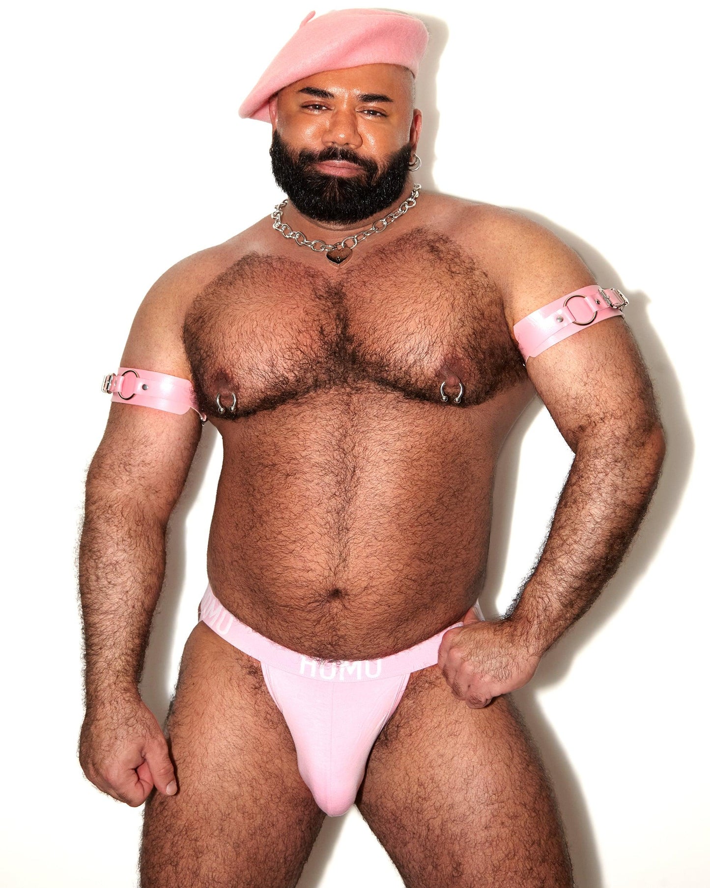 HOMO beret - pink | One size fits all.