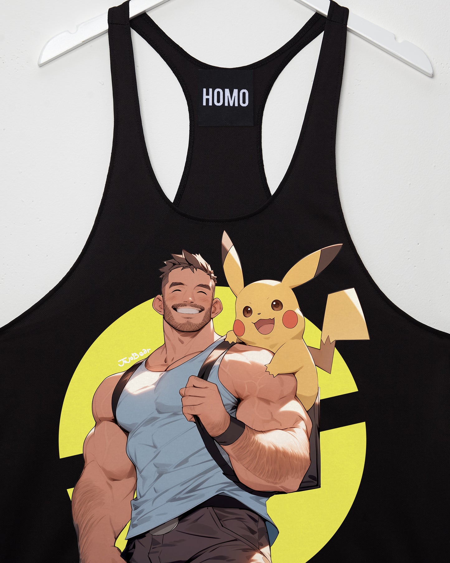 Jojo Bear: Trainer James on black - tank top