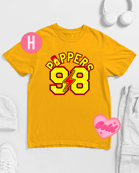 P0ppers 98 sport jersey tee - yellow
