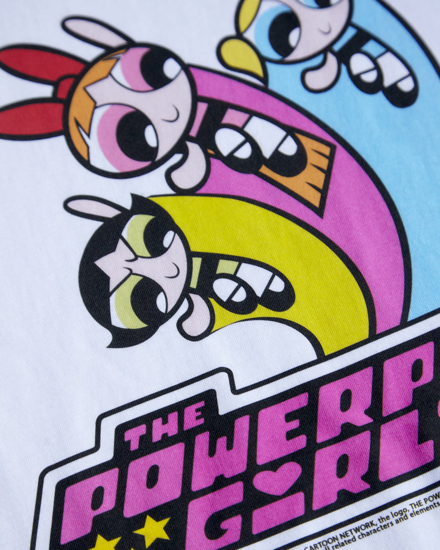 Official Powerpuff Girls sleeveless tshirt- white