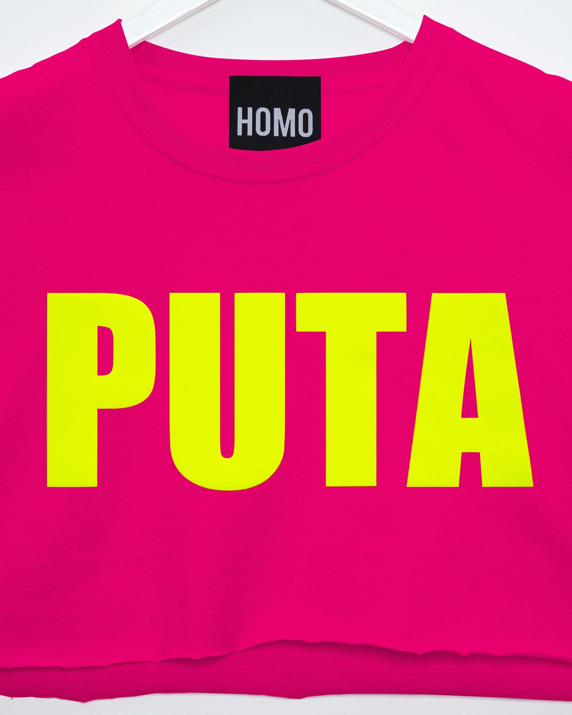 Fluorescent PUTA - fuchsia crop - HOMOLONDON